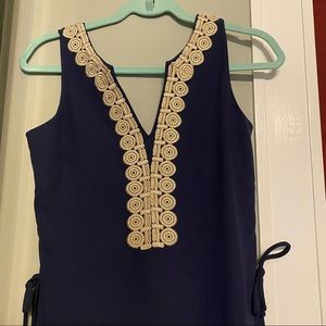 Lilly Pulitzer Navy Romper